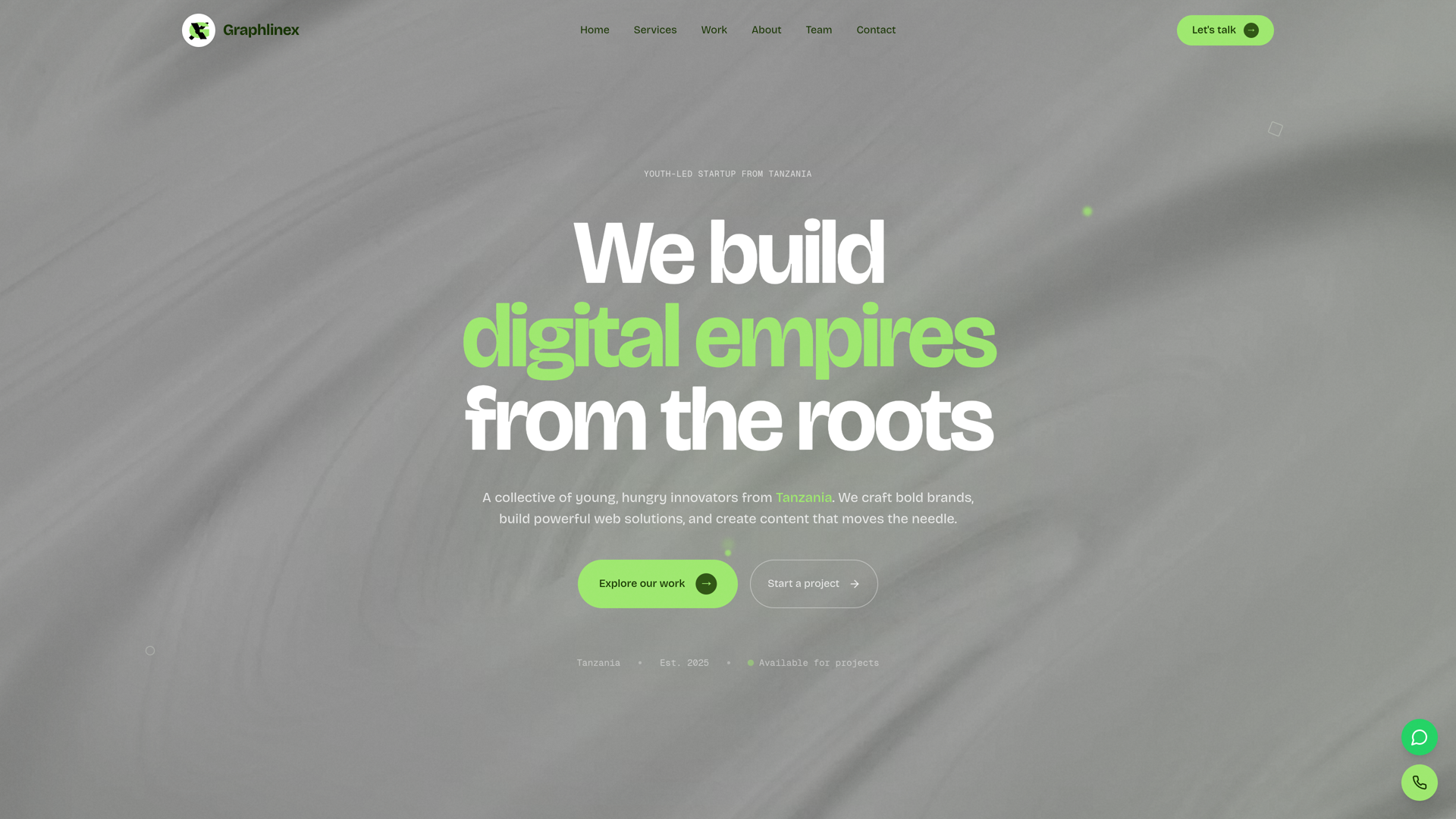 GraphLineX, Youth-led digital startup from Tanzania